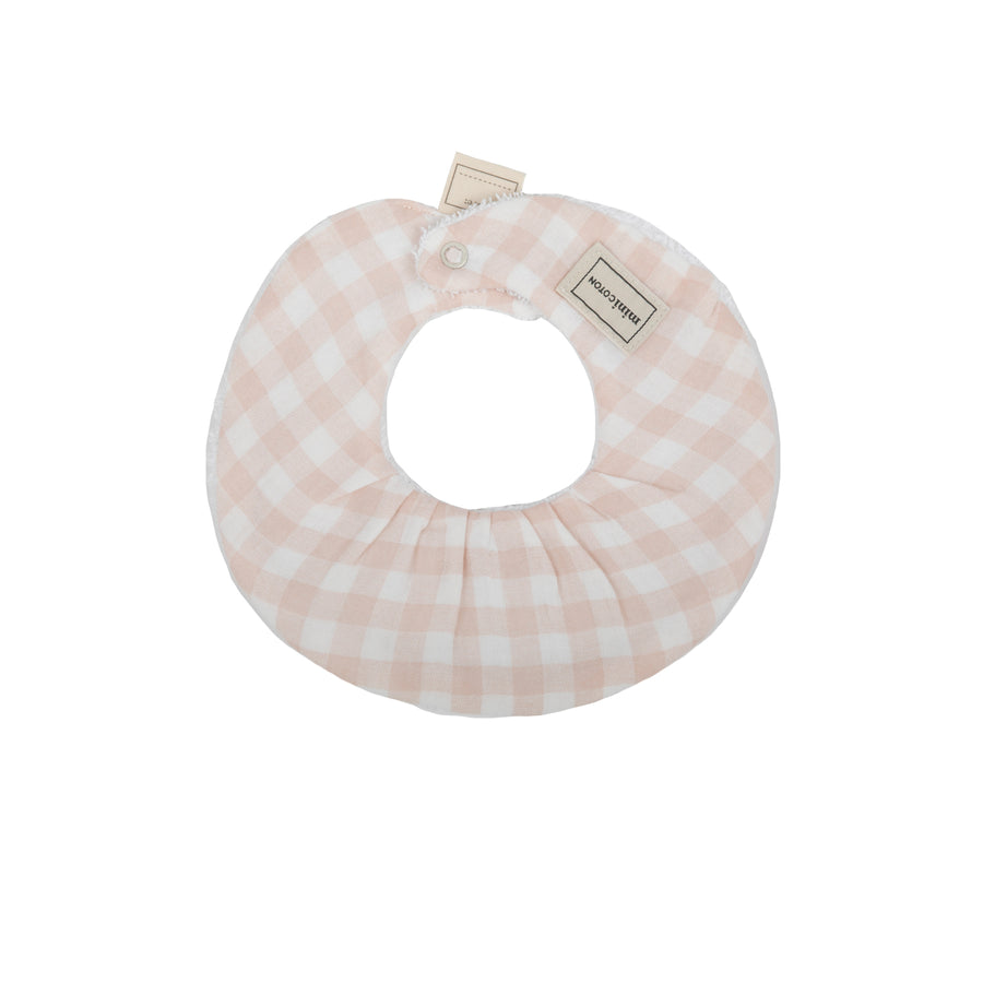 Cuello Bambula Vichy Rosa - Minicoton