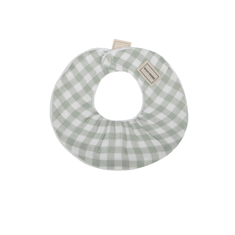 Cuello Bambula Vichy Musgo - Minicoton