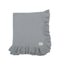 Manta Ruffle Blue Grey - Minicoton