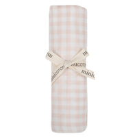 Muselina XL Bambula Vichy Rosa - Minicoton
