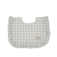 Babero Ruffle Vichy Nube - Minicoton