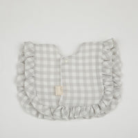 Babero Ruffle Vichy Nube - Minicoton
