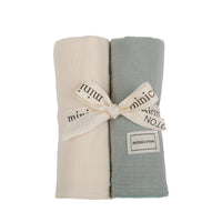 Pack Muselinas Musgo+Crudo - Minicoton
