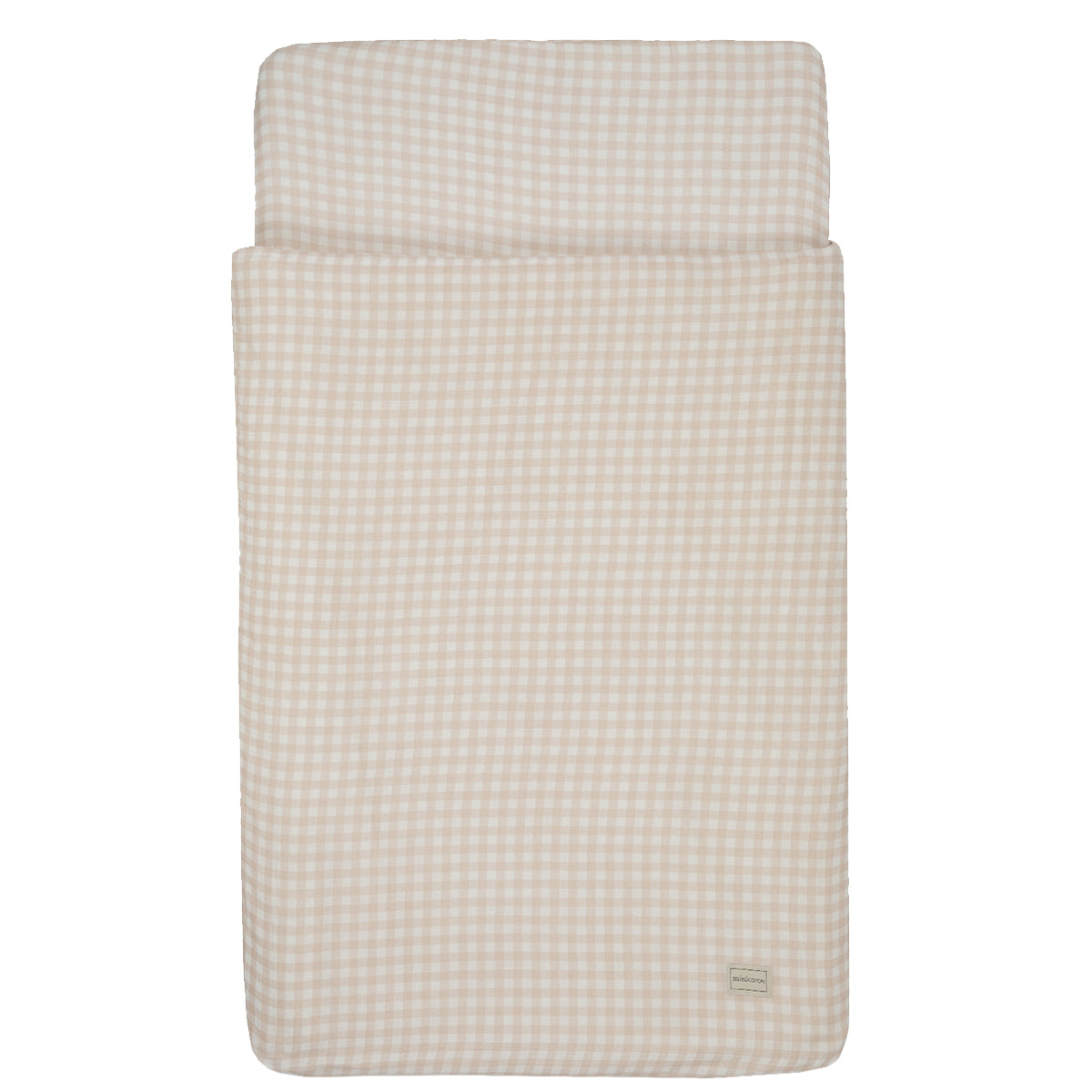 Saco Cuna 120x60cm Bambula Vichy Rosa - Minicoton