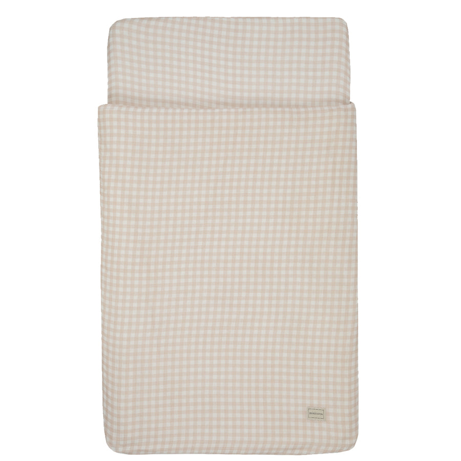 Saco Cuna 120x60cm Bambula Vichy Rosa - Minicoton