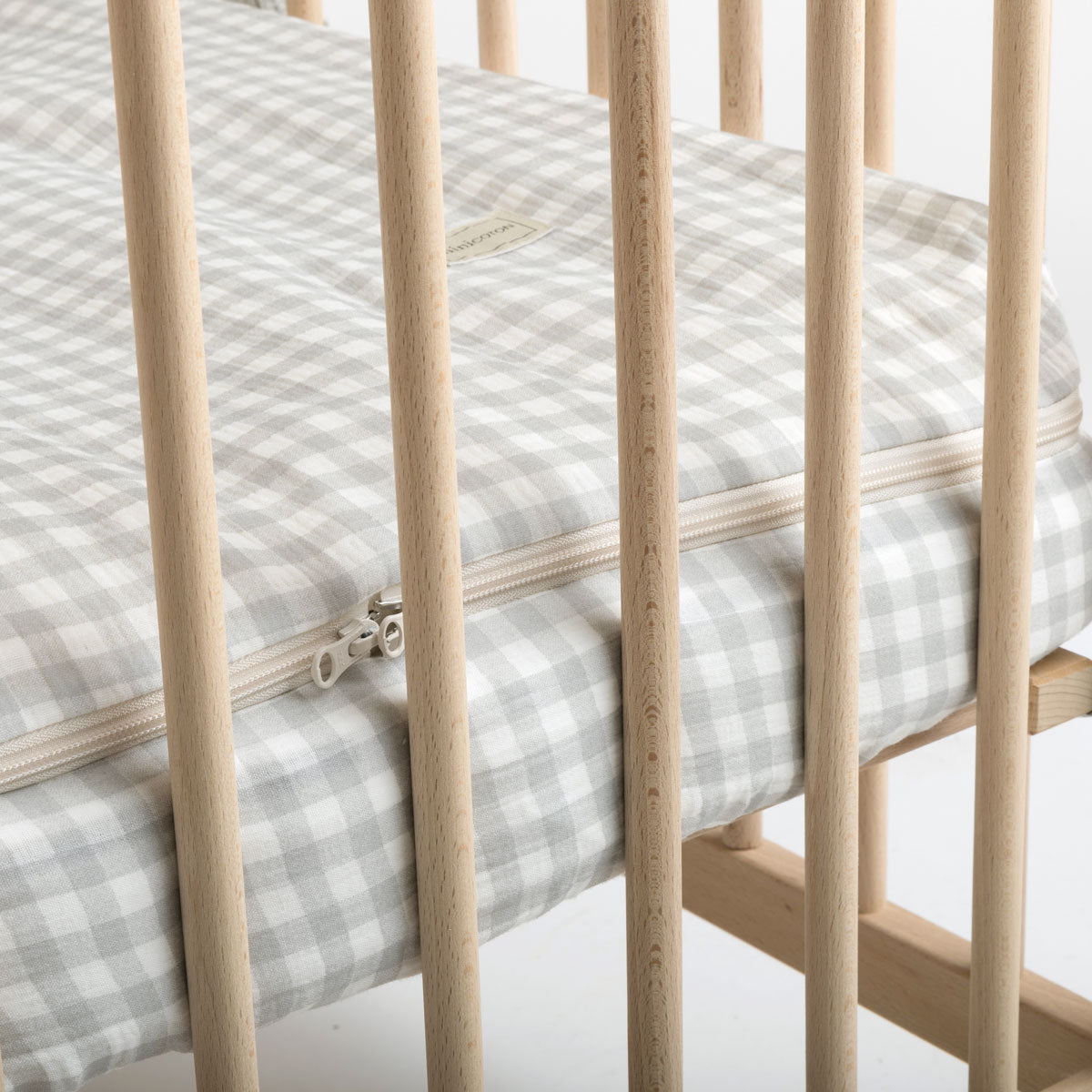 Saco Cuna 120x60cm Bambula Vichy Nube - Minicoton