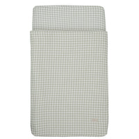 Saco Cuna 120x60cm Bambula Vichy Musgo - Minicoton