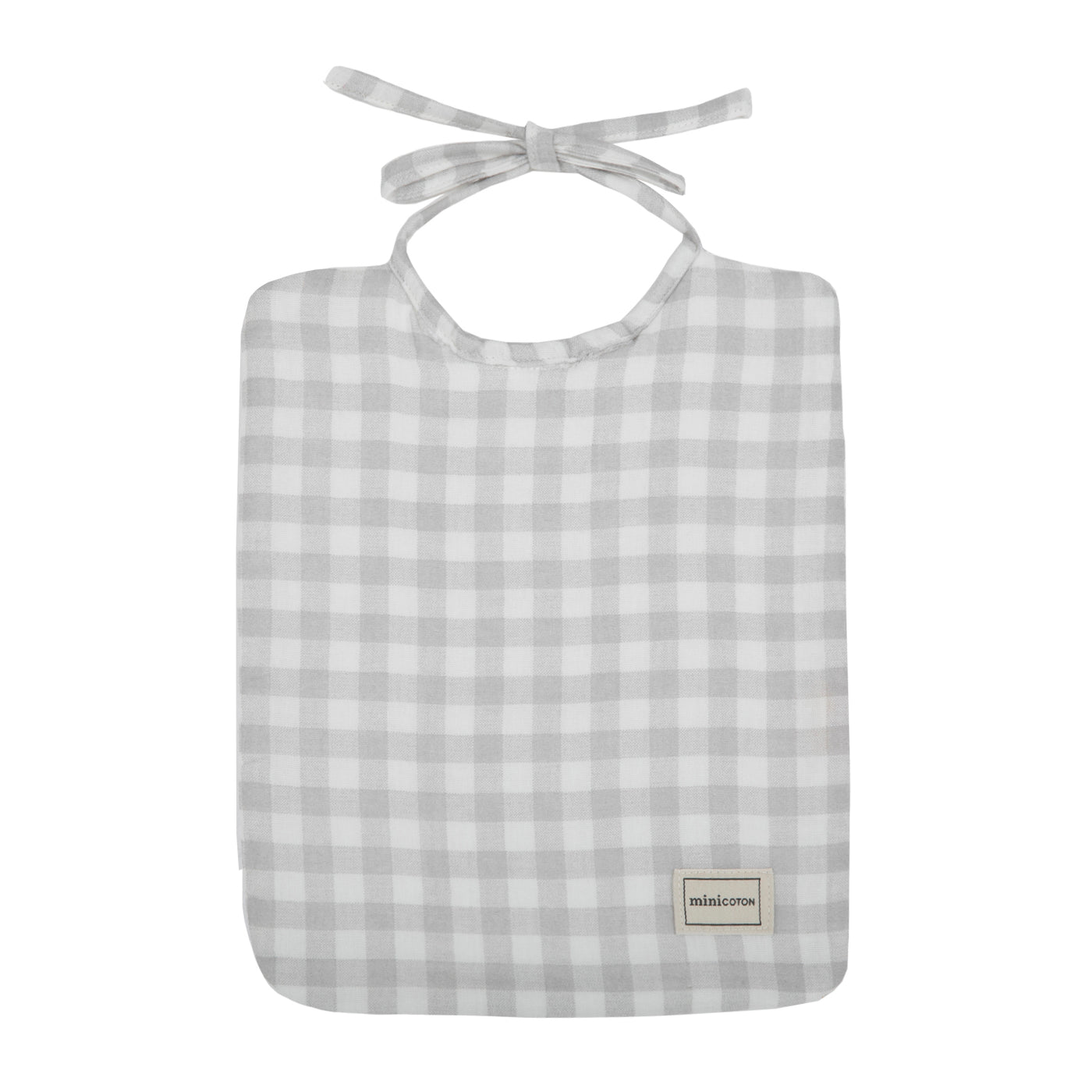 Babero Retro Vichy Nube - Minicoton