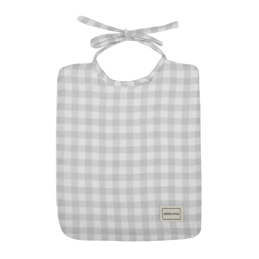 Babero Retro Vichy Nube - Minicoton