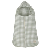 Saco Oval Bambula Vichy Musgo - invierno - Minicoton