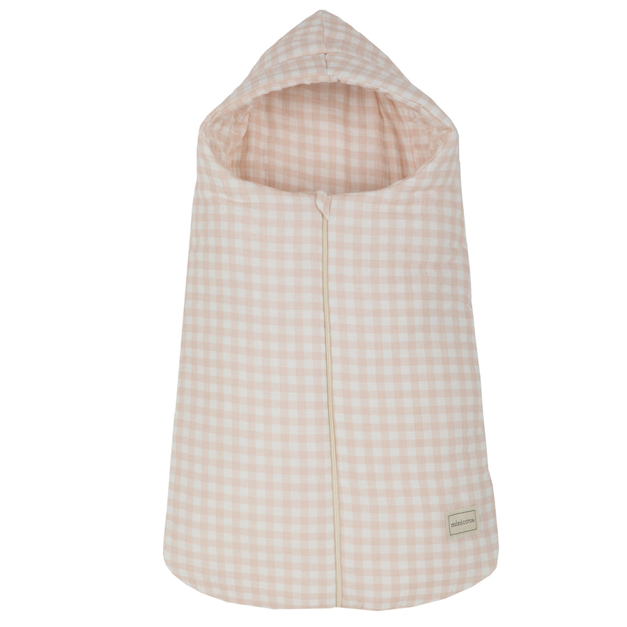 Saco Oval Bambula Vichy Rosa - invierno - Minicoton
