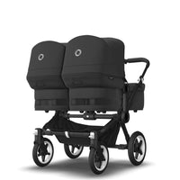 Bugaboo Donkey5 Twin capazo y silla - Negro medianoche/Negro - Minicoton