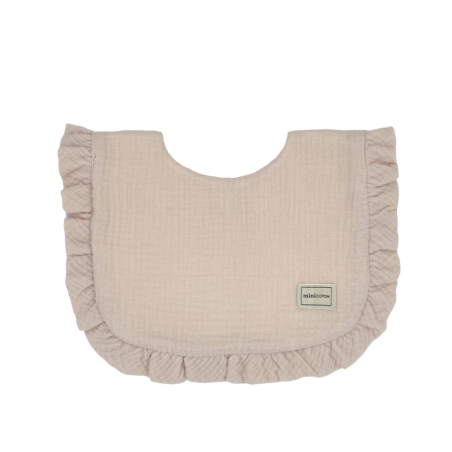 Babero Ruffle Petal - Minicoton