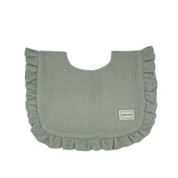 Babero Ruffle Musgo - Minicoton
