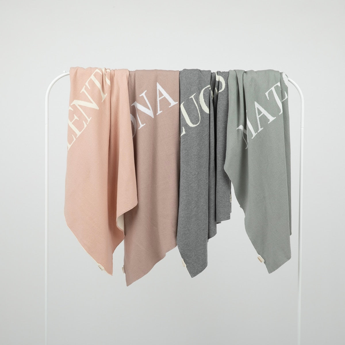 Manta Nombre Melange - Personalized - Minicoton