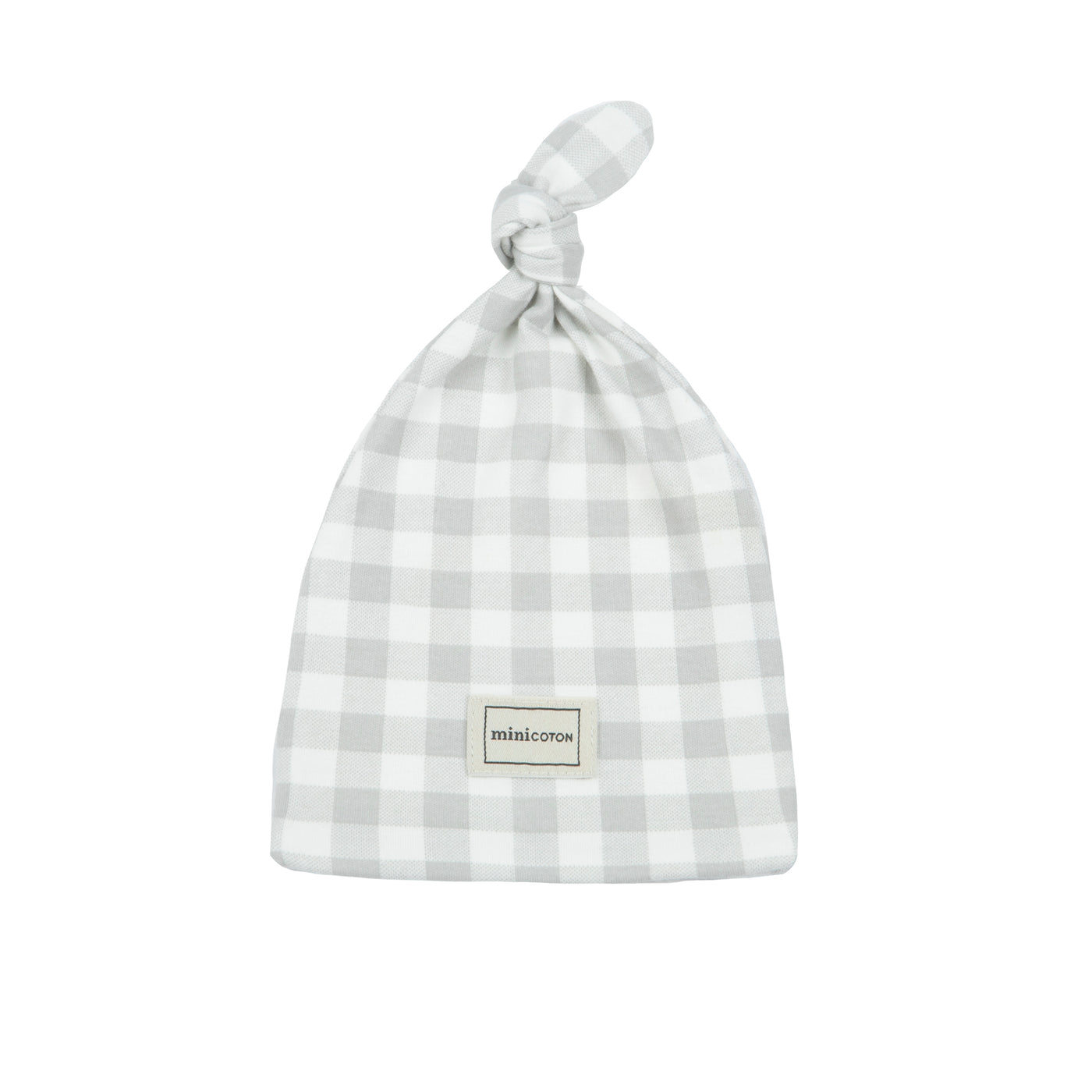 Gorro Knot Vichy Nube - Minicoton