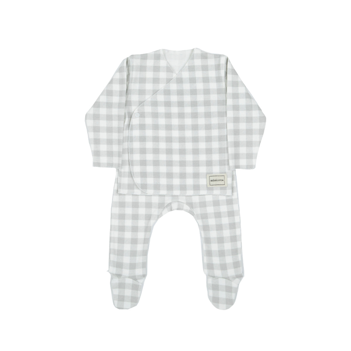 Set Welcome Vichy Nube - Minicoton