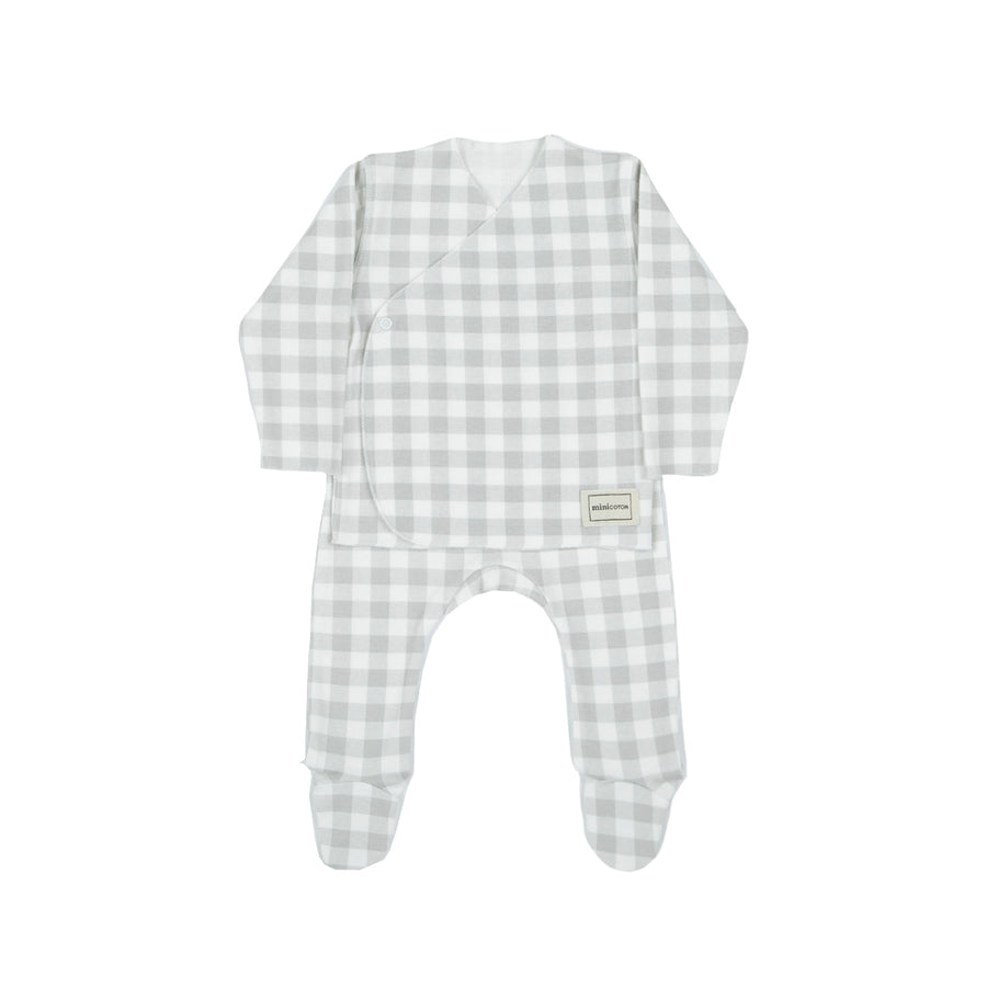 Set Welcome Vichy Nube - Minicoton
