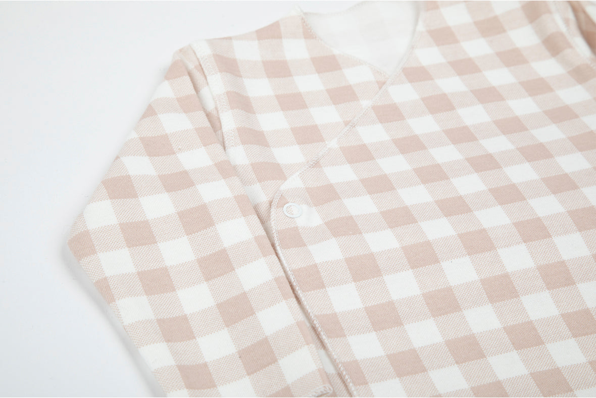 Set Welcome Vichy Rosa - Minicoton