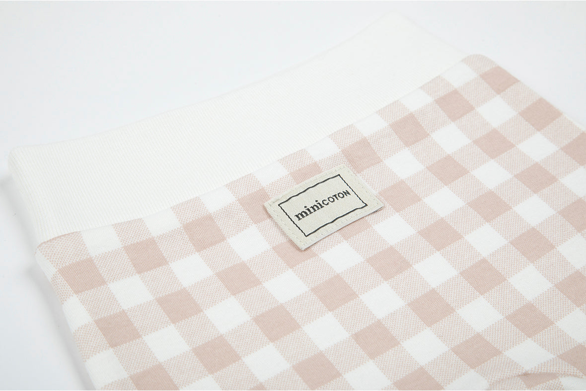 Set Welcome Vichy Rosa - Minicoton