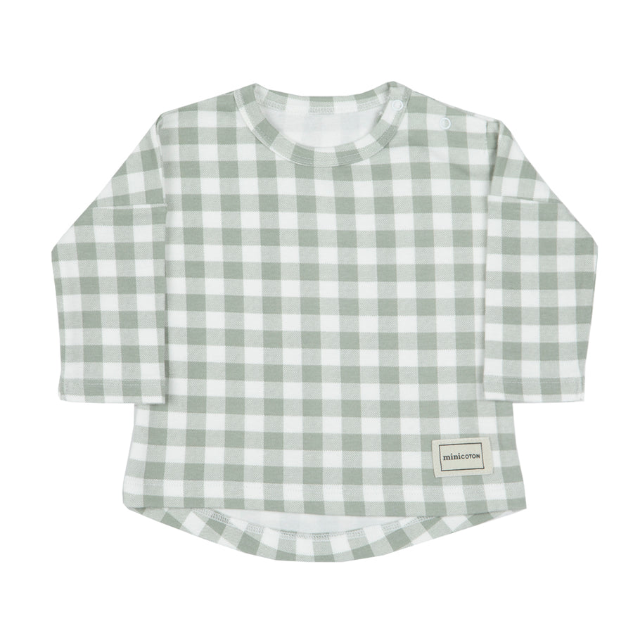 Top Vichy Musgo - Minicoton
