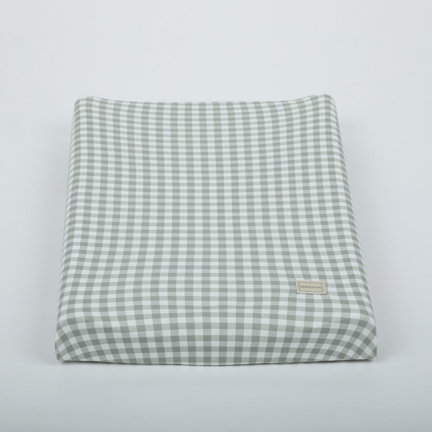 Pack Funda Cambiador Vichy Musgo - Minicoton