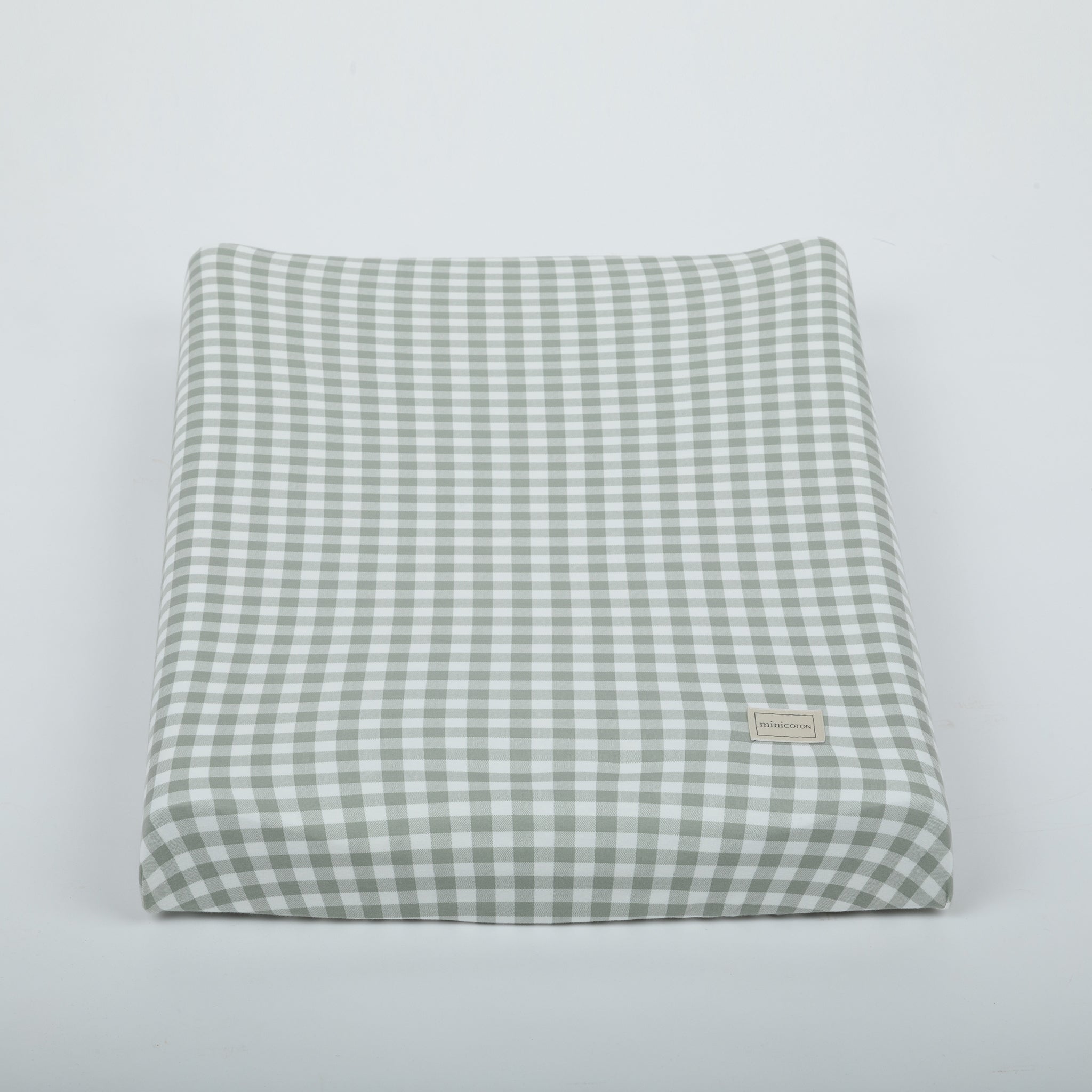 Pack Funda Cambiador Vichy Musgo - Minicoton