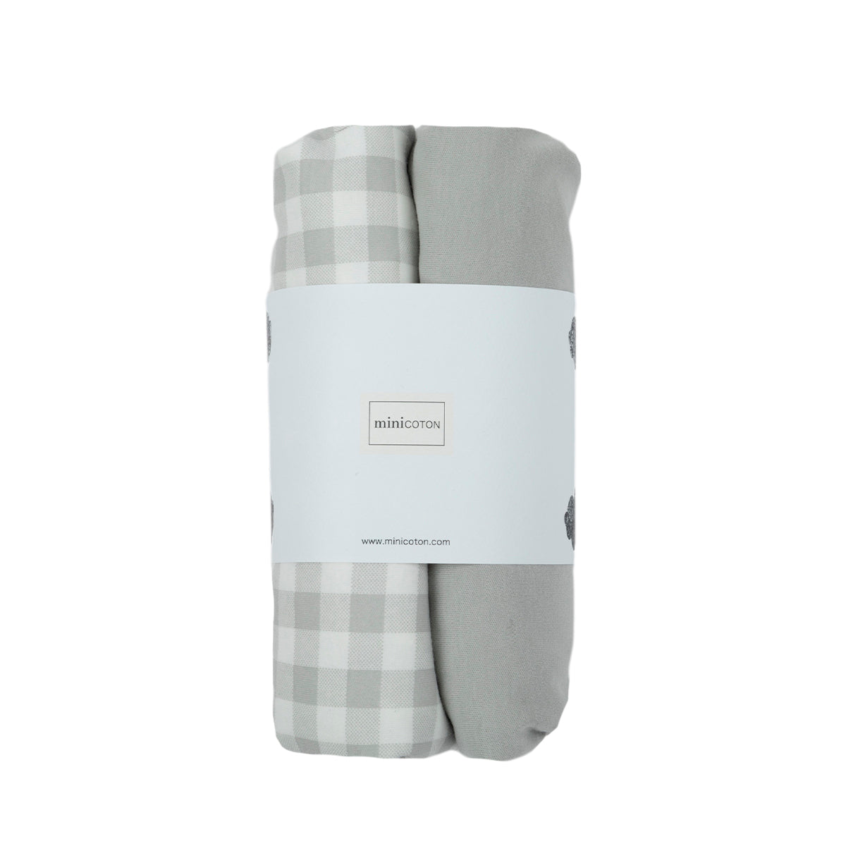 Pack Funda Cambiador Vichy Nube - Minicoton