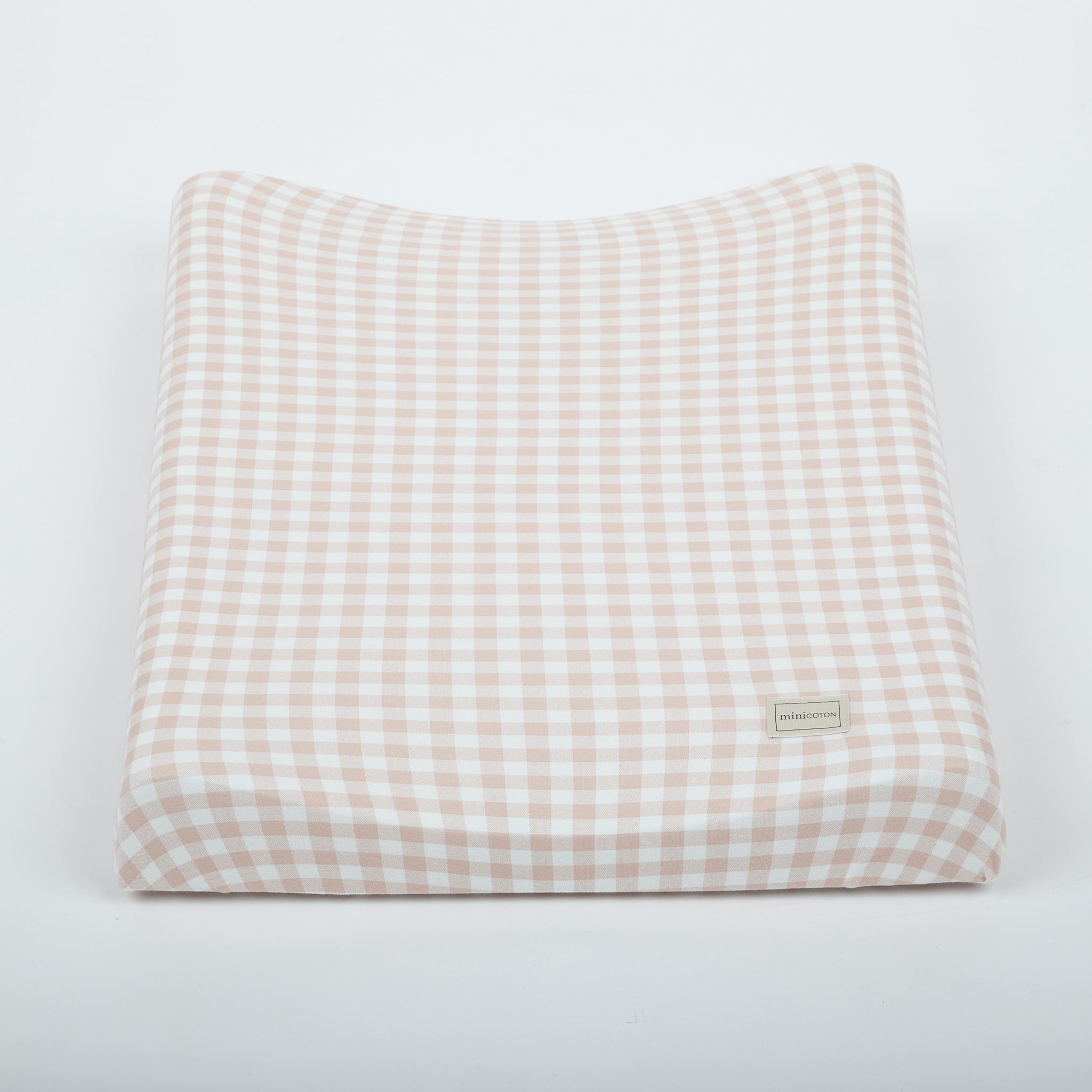 Pack Funda Cambiador Vichy Rosa - Minicoton