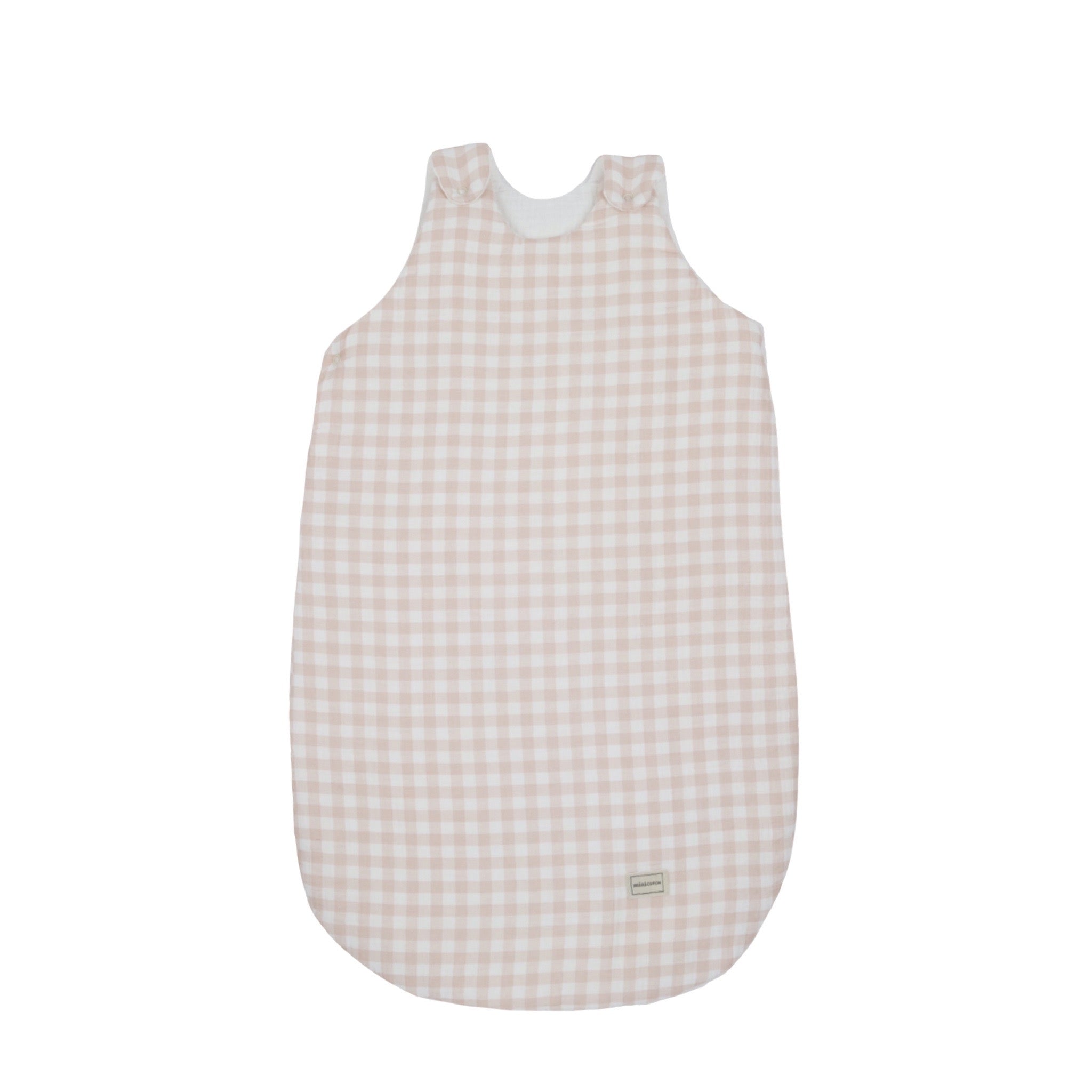 Saco Dormir Bambula Vichy Rosa - Minicoton