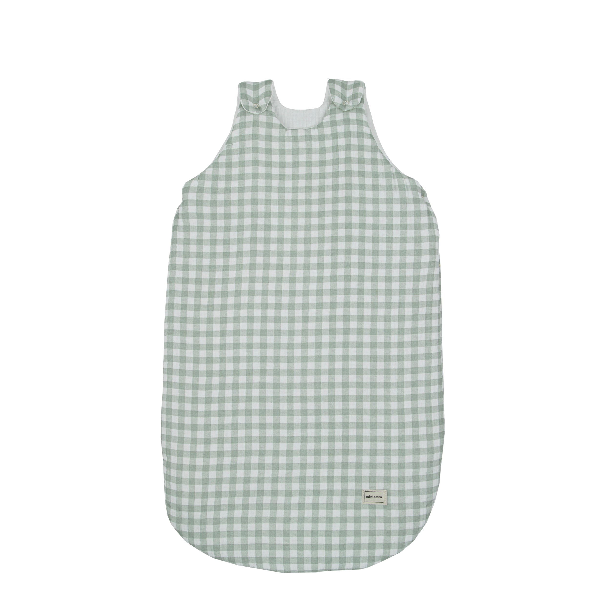 Saco Dormir Bambula Vichy Musgo - Minicoton