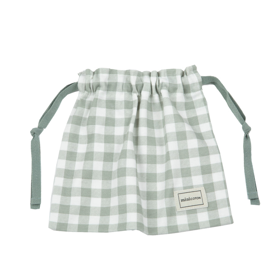 Bolsa Muda Vichy Musgo - Minicoton