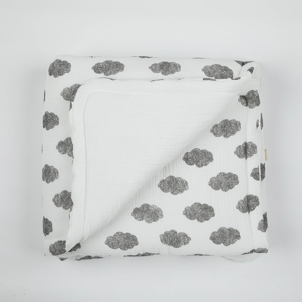 Colcha + Funda Almohada Nubes Blanco - Minicoton