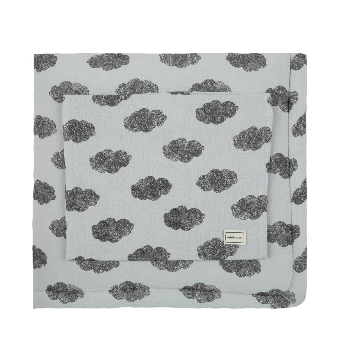 Colcha + Funda Almohada Nubes Nube - Minicoton