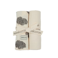 Pack Muselinas Nubes Crudo+Crudo - Minicoton