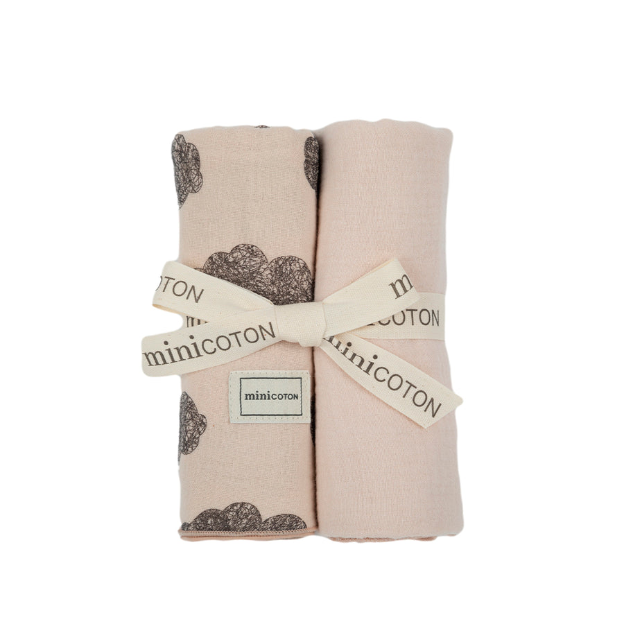 Pack Muselinas Nubes Petal+Petal - Minicoton