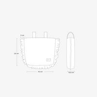 Bolsa Ruffle Linen - Minicoton