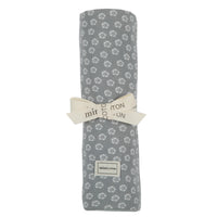 Muselina XL Flor Dusty Blue - Minicoton