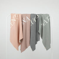 Manta Nombre Blue Grey - Personalized - Minicoton