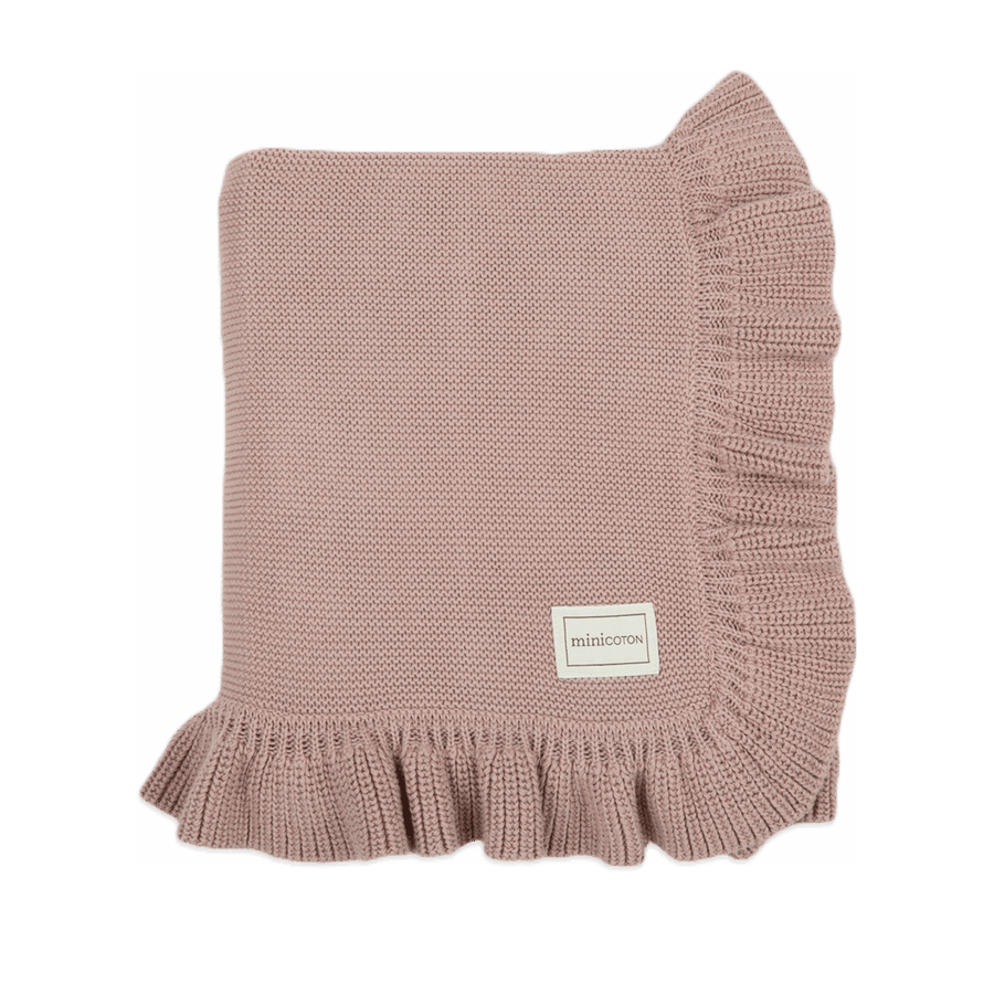 Manta Ruffle Dusty Rose - Minicoton