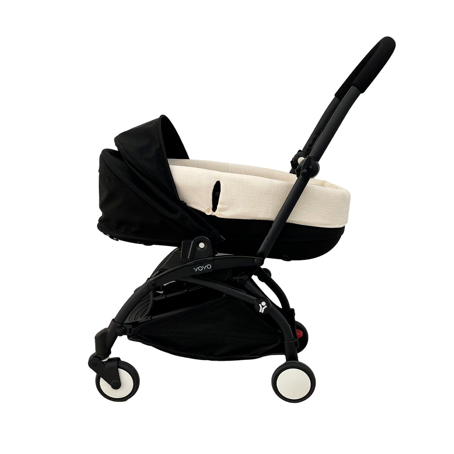 Funda Bassinet YOYO Bambula Crudo - Minicoton