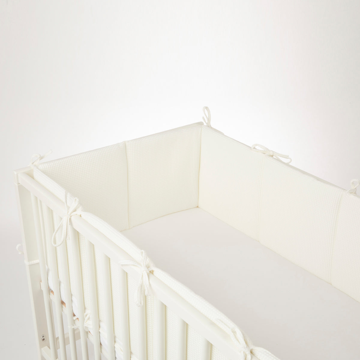Protector Cuna Bambula Blanco 140x70cm - Minicoton