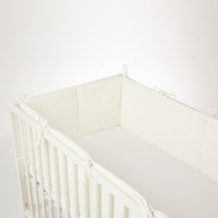 Protector Cuna Bambula Blanco 140x70cm - Minicoton