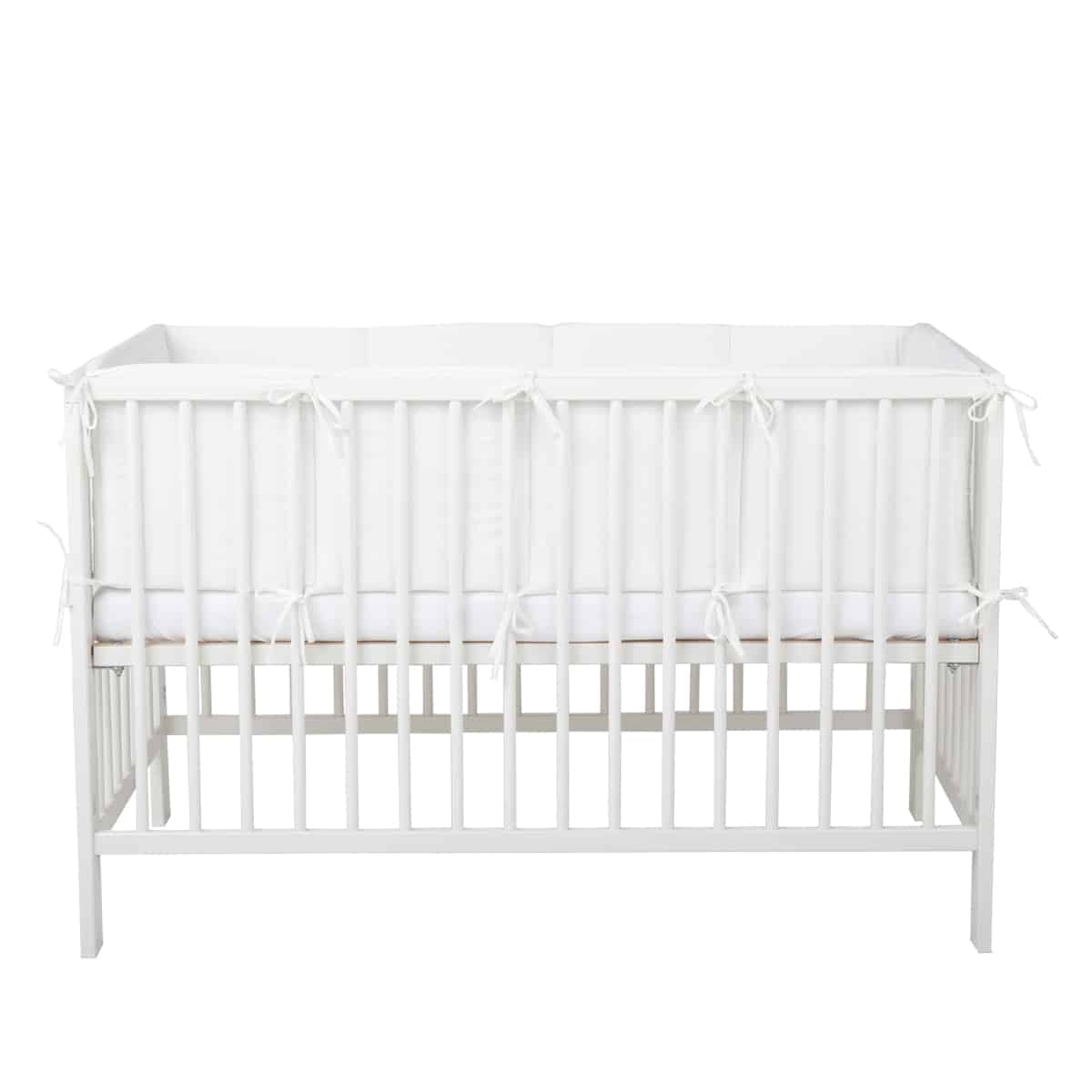 Protector Cuna Bambula Blanco 140x70cm - Minicoton