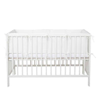 Protector Cuna Bambula Blanco 140x70cm - Minicoton
