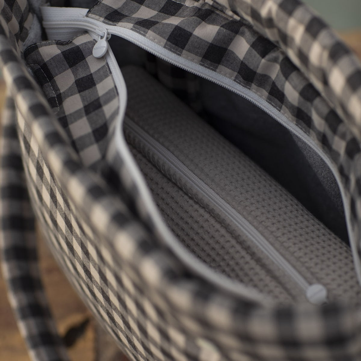 Bolsa Icon Picnic Beige - Minicoton