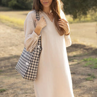 Bolsa Icon Picnic Beige - Minicoton