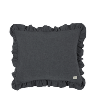 Cojín Ruffle Vigoré Carbon - Minicoton