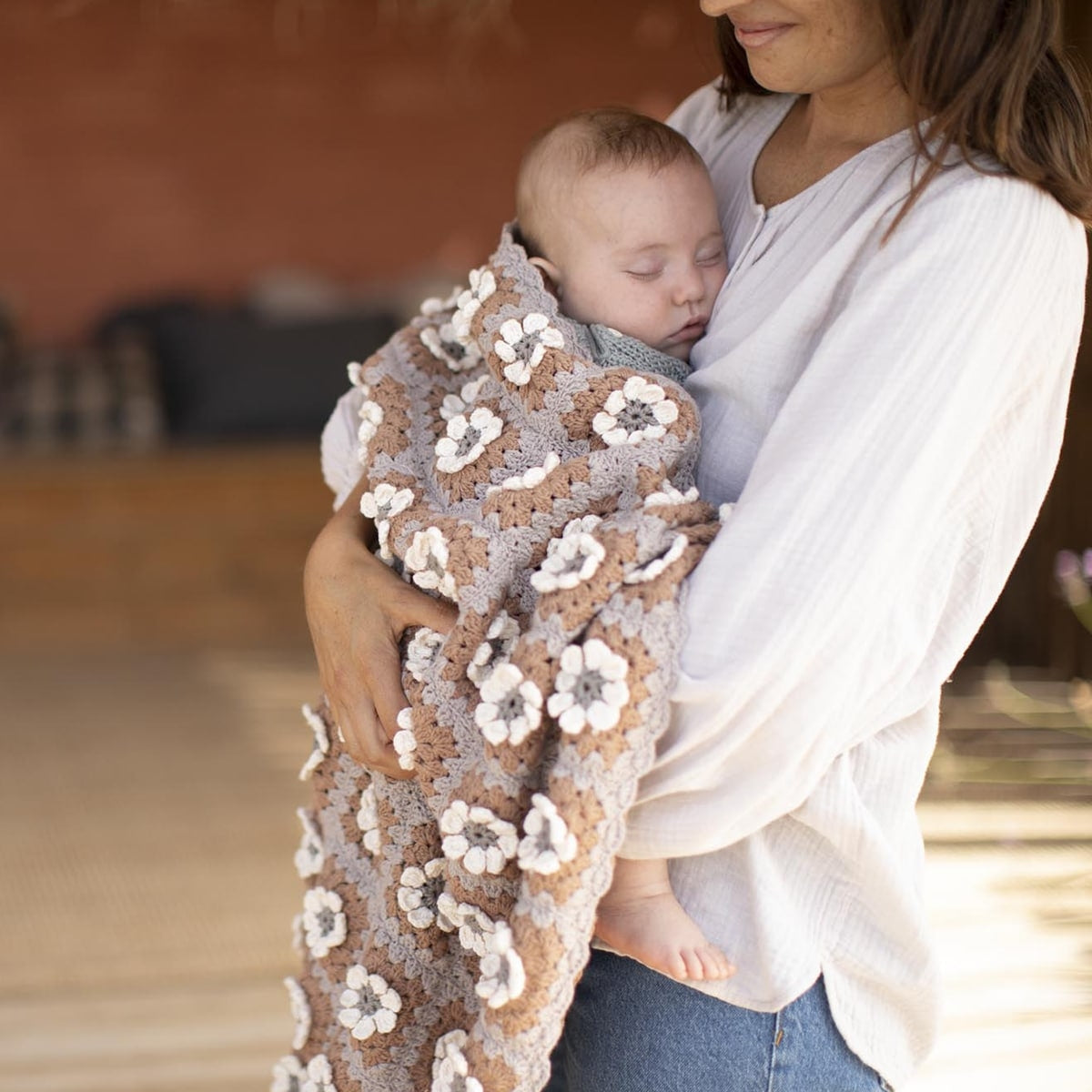 Manta Crochet Flower - Minicoton