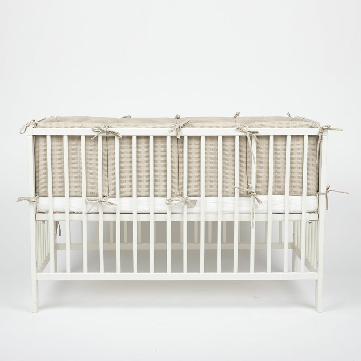 Protector Cuna Bambula Beige 120x60cm - Minicoton